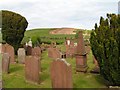 NX7546 : Rerrick Cemetery by Ed Iglehart