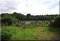 Gate off Claygate Lane