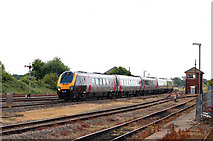 SP4640 : South end of down side, Banbury railway station by Andy F