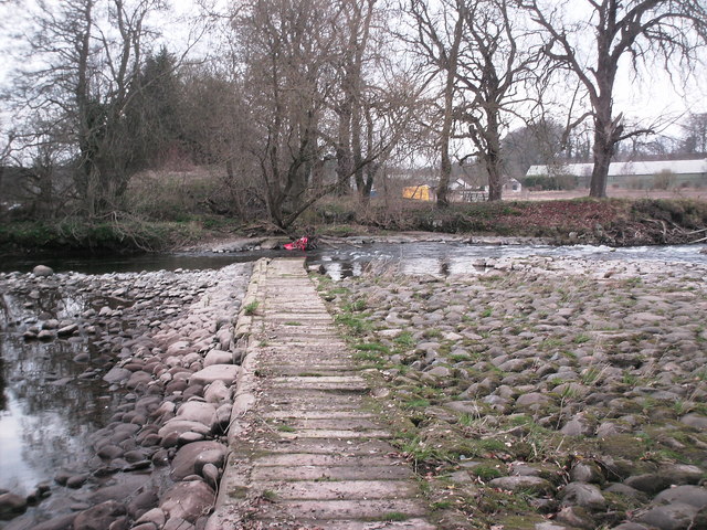 Weir on the River Almond