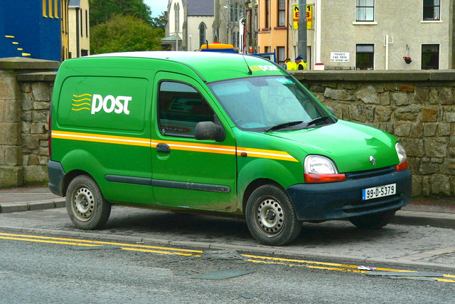 Bundoran - Post vehicle parked near post office