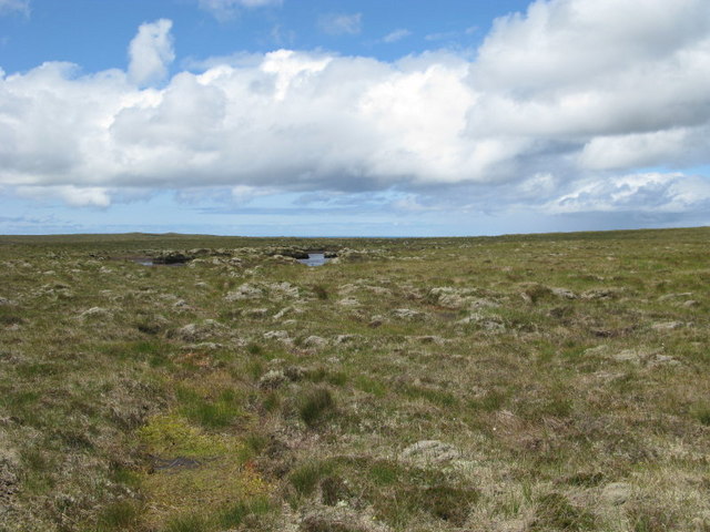 Pools on the moorland above Loch Bacabhat