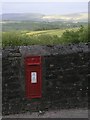 Edwardian post box with view