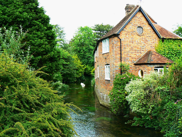 A small river, High Street, Hungerford
