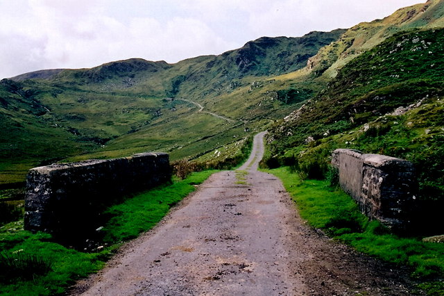 Slievetooey Mountains - Road from Maghera to top