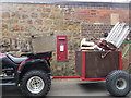 SY4493 : Symondsbury: postbox № DT6 2 by Chris Downer
