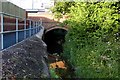 Wesley Brook runs under Victoria Rd, Shifnal