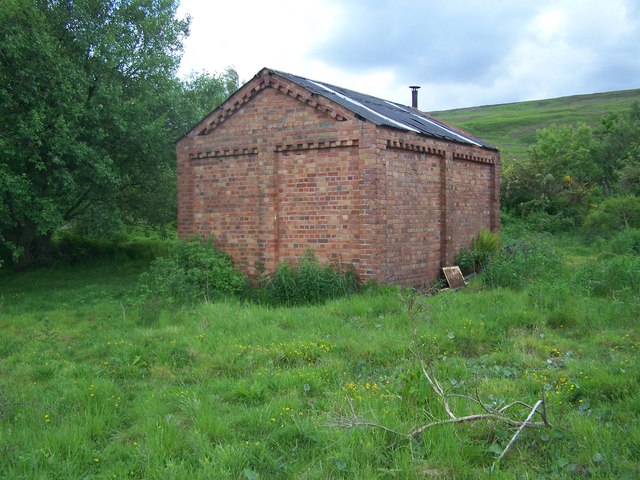 Disused colliery building