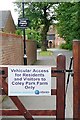 Entrance to Coley Park Farm