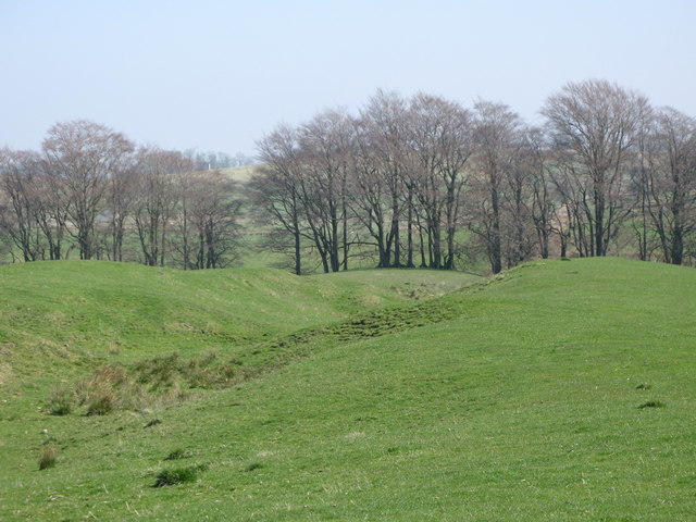 (The line of) Hadrian's Turf Wall and... © Mike Quinn cc-by-sa/2.0 ...