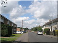 Looking westwards along Ashwood Road