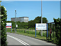 Entrance to Hinkley Point power station