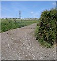 Gate to field with Pylon