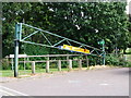 Damaged height barrier, Strand, Gillingham