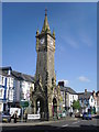 SH7400 : Machynlleth clock tower by Peter S