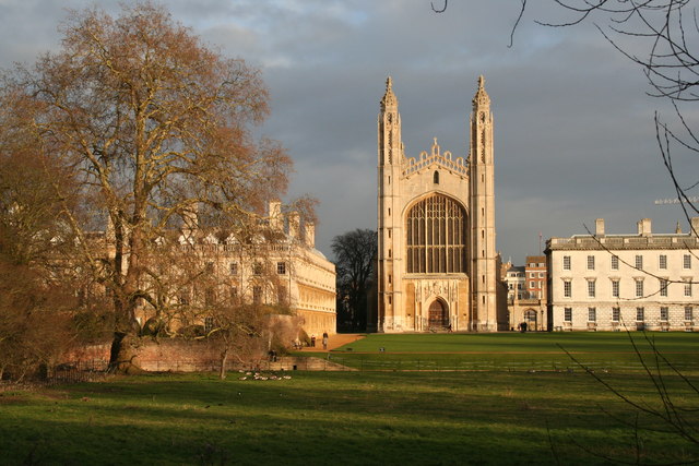 King's College chapel in the evening sun