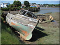 Abandoned boats on the River Torridge