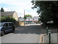 Looking along Englehurst towards St Jude