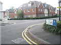 Looking from Torin Court across Bond Street towards Blays Lane