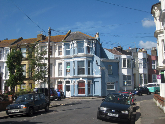 Terraced Houses on St Andrew's Square, Hastings