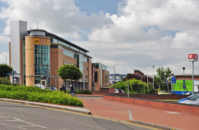 AA building, Penarth Road - Cardiff © Mick Lobb cc-by-sa/2.0 ...