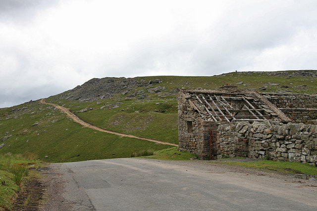Derelict sheep shed