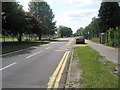 Looking westwards along Corby Drive