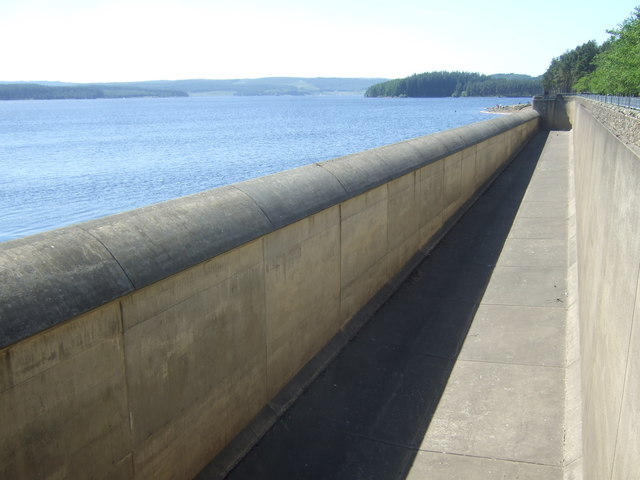 Spillway at Kielder Dam
