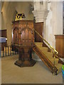 The pulpit at Christ Church, Gosport