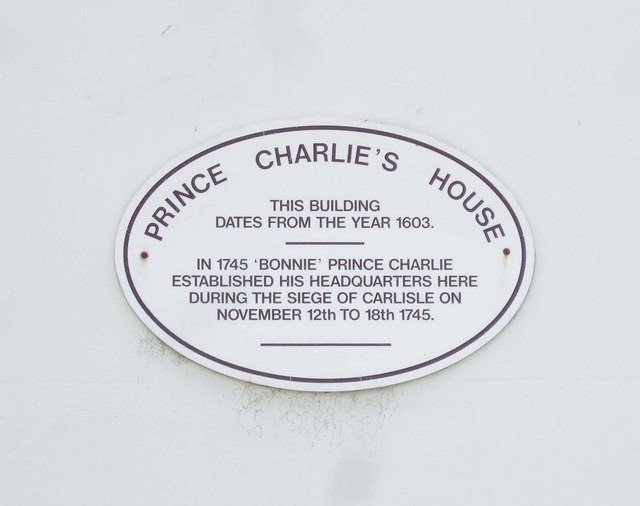 Bonnie Prince Charlie plaque