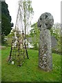 Cross in the churchyard, Cardinham