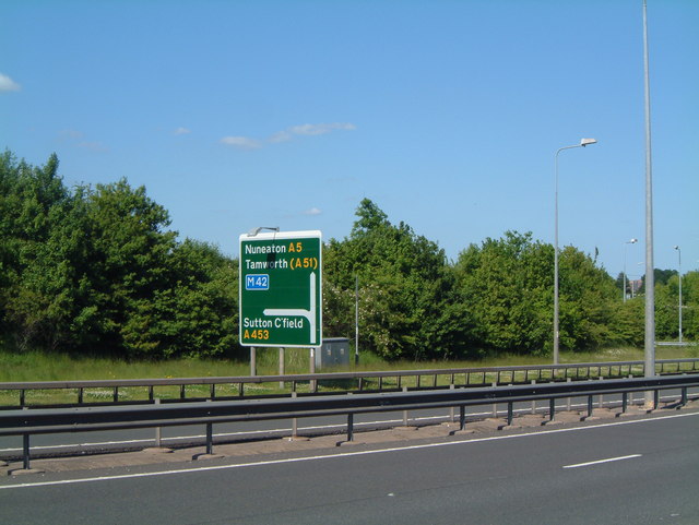 A5 Dual Carriageway Sign © Chris' Buet :: Geograph Britain and Ireland