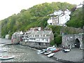 Cottages and lime kiln, Clovelly