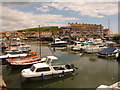 West Bay: across the harbour