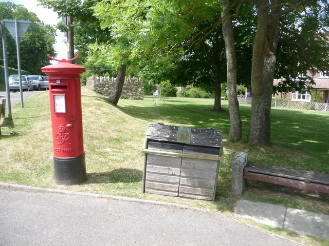 Studland: postbox № BH19 79, Ferry Road