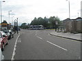 Looking down London Road towards the roundabout