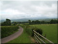 Farm Lane above Felinfach