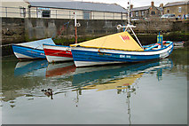 NU2604 : Cobles in the harbour, Amble (2) by Andy F