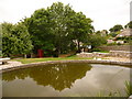 Worth Matravers: village green and phone box