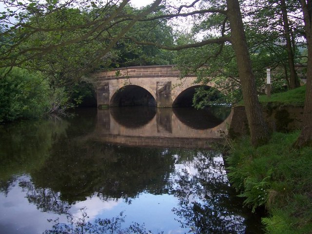 The River Derwent at Leadmill Bridge