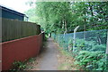 Footpath alongside the railway line (2)