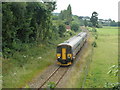 Barnstaple train, passes Cowley