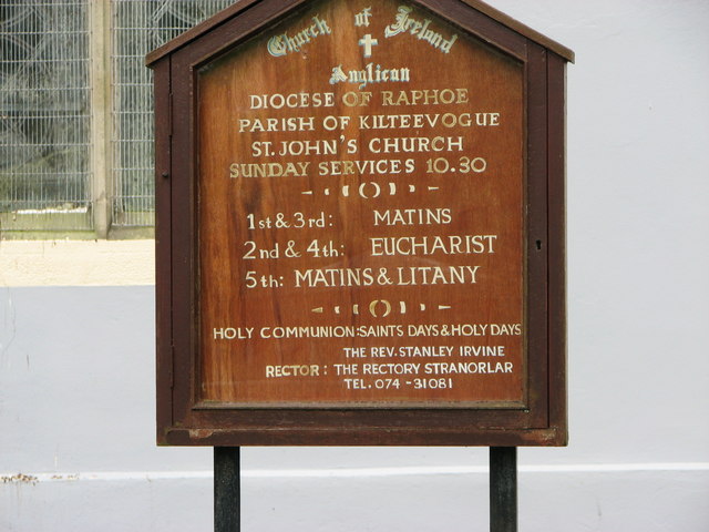 Information sign,St Johns Church