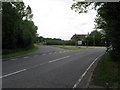 Triangular road island at Slough Green