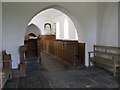 SN2243 : Manordeifi old church,  chancel and nave by Natasha Ceridwen de Chroustchoff