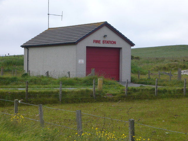 Fire station on Stronsay