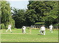 TL4832 : Cricket at Clavering: clean bowled by John Sutton