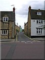 Abingdon Court Lane at its junction with High Street