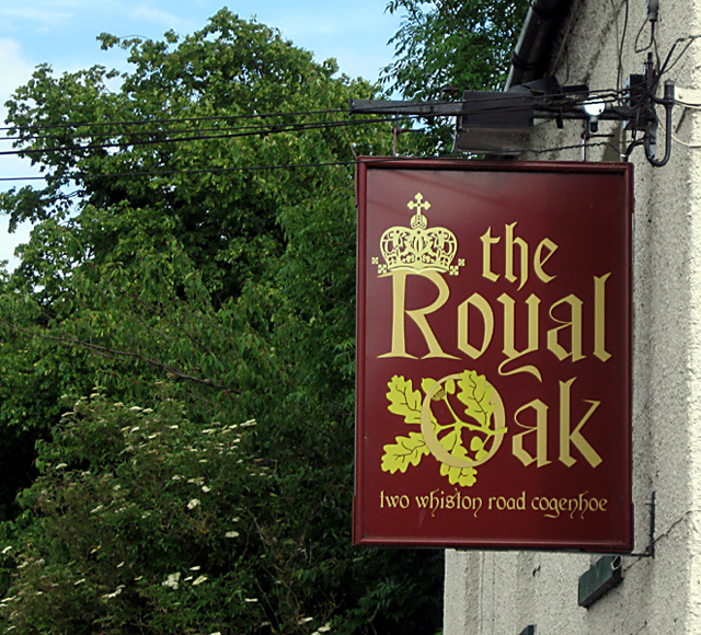 Royal Oak Inn Sign, 2009