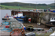 NG8688 : Aird Point pier, Aultbea by Nigel Brown